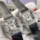 Perfect Replica Cartier Santos 100 Diamond White Roman Dial Watch (2)_th.jpg